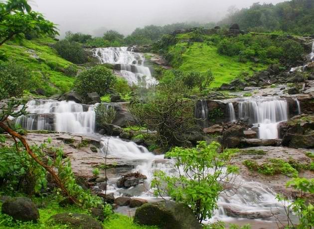 Amboli Waterfall in Monsoon