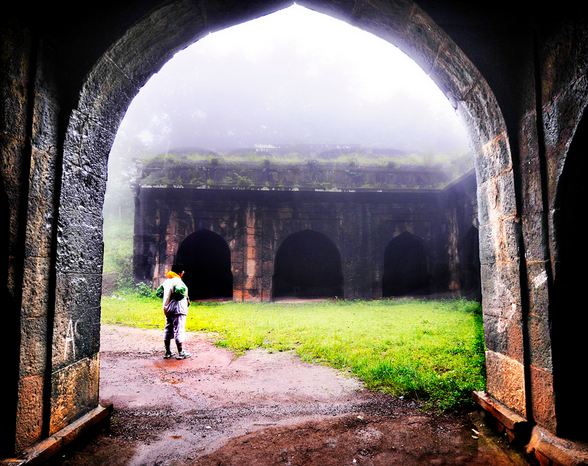 Inside Panhala Fort