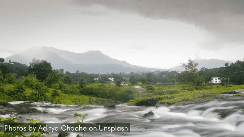 a view of karjat one of the places to visit near Pune in monsoon