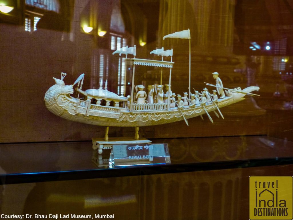 A Stunning Ivory Royal Boat