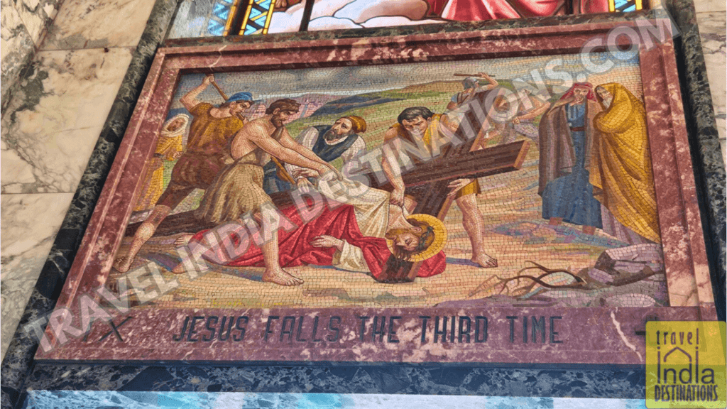 mosaic panel at Don Bosco Church in Matunga