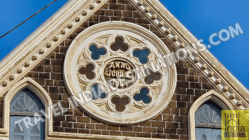 The Anno Jubilae mark on the church