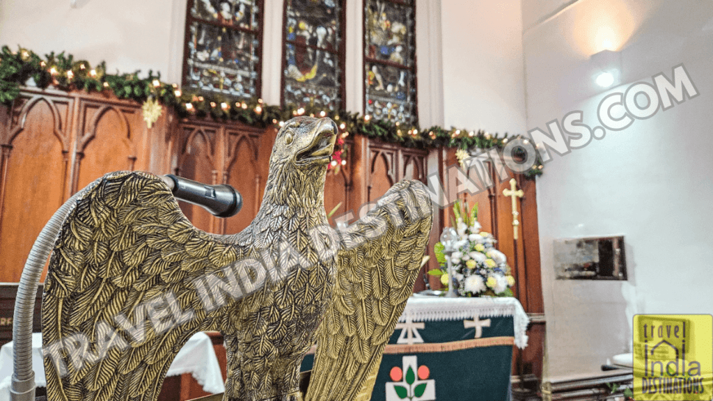 The eagle lectern in St Stephen's Church