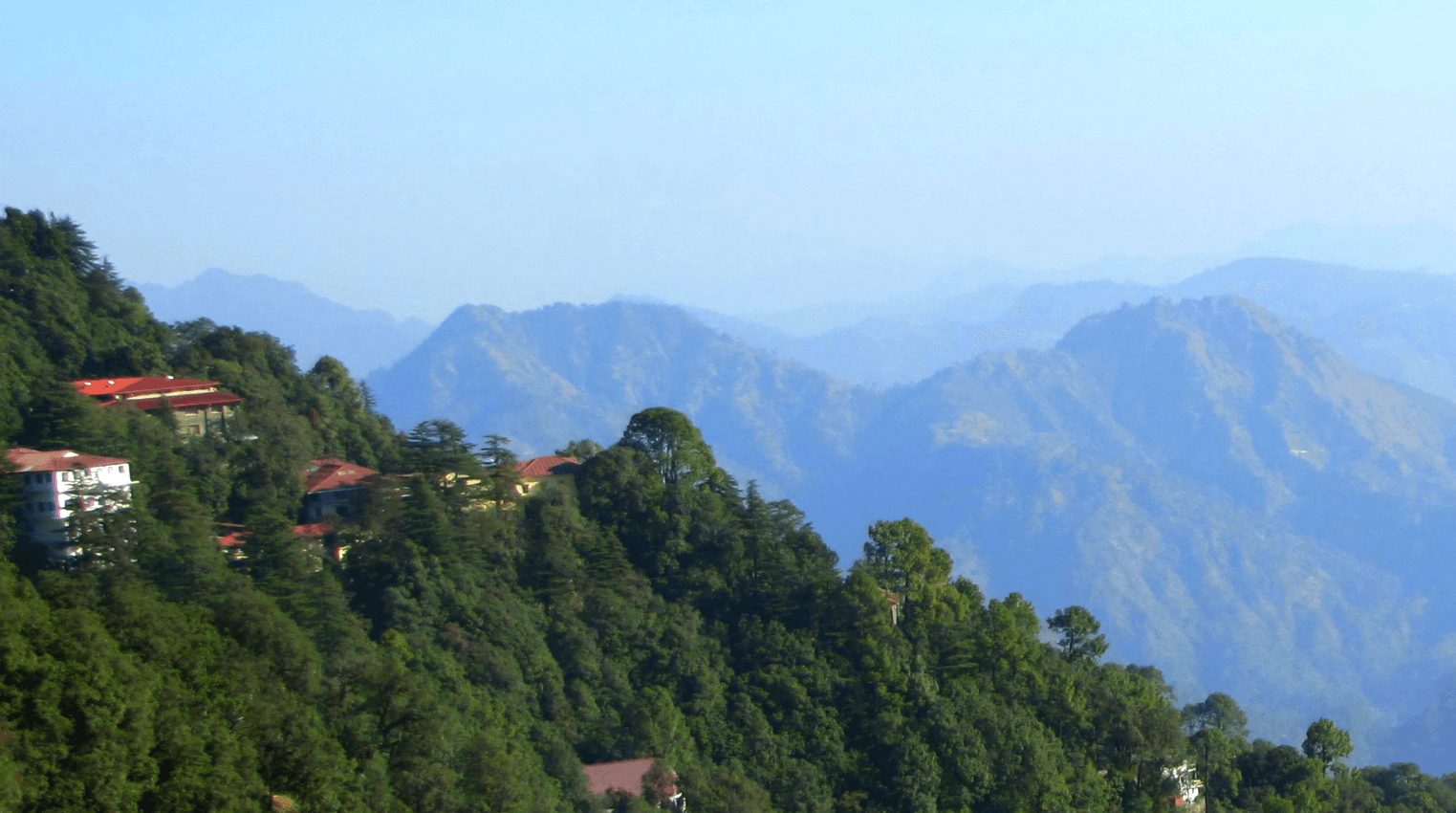 Mountain views of Mussoorie