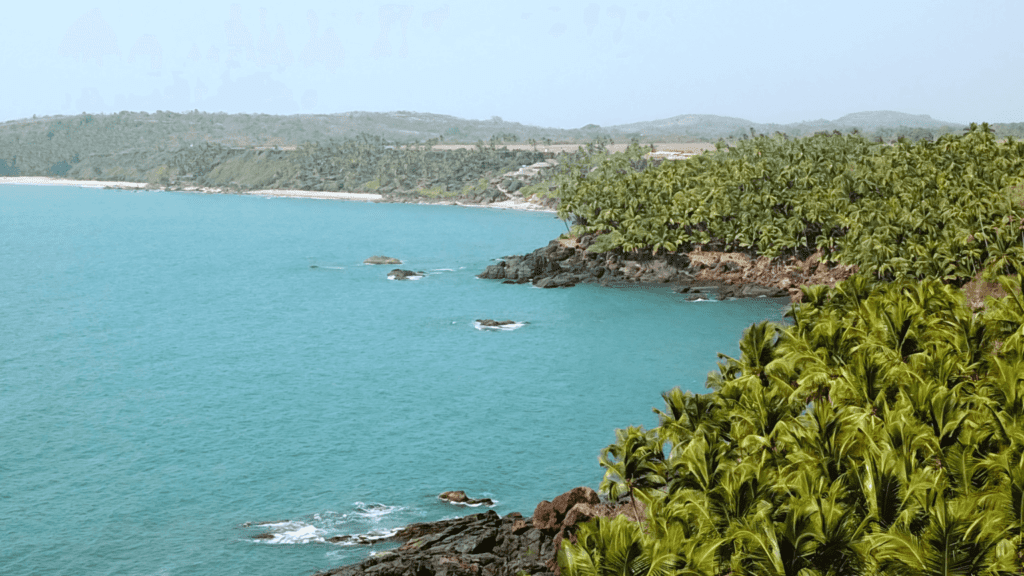 One of the beaches of south Goa