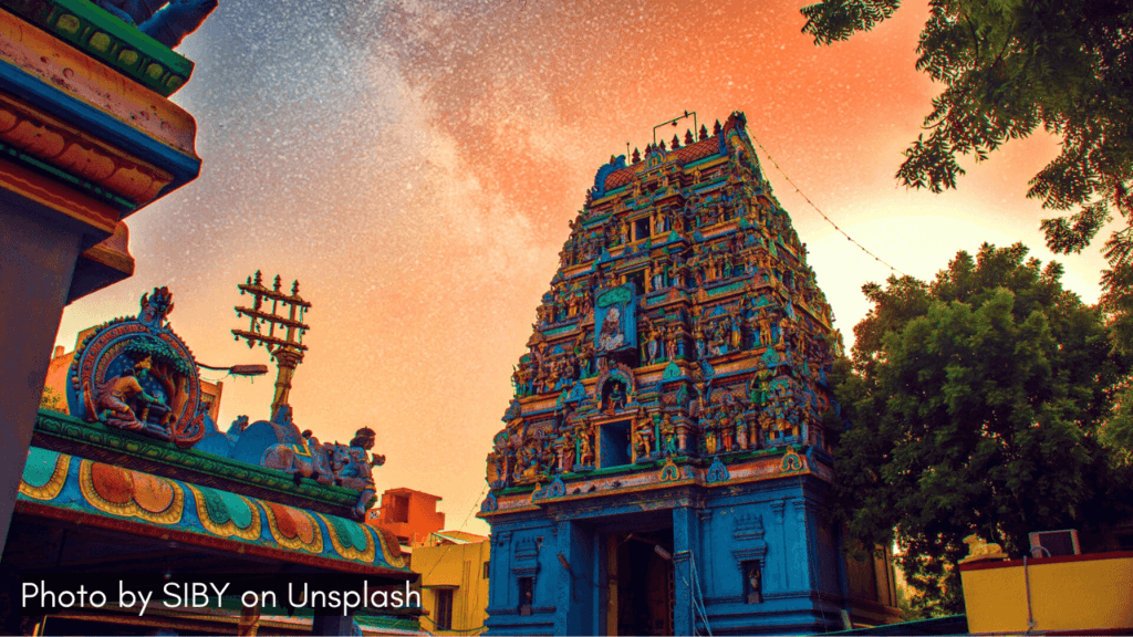 A colourful temple in Chennai voted as fifth safe city in India