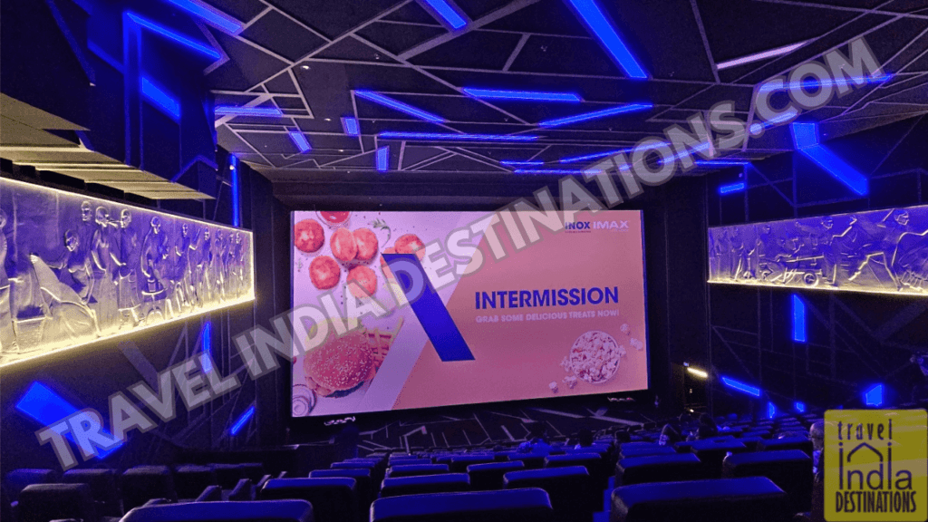 the newly designed Eros INOX IMAX movie hall