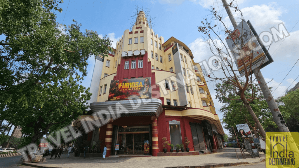 the original Art Deco building of Eros Cinema Mumbai in Churchgate