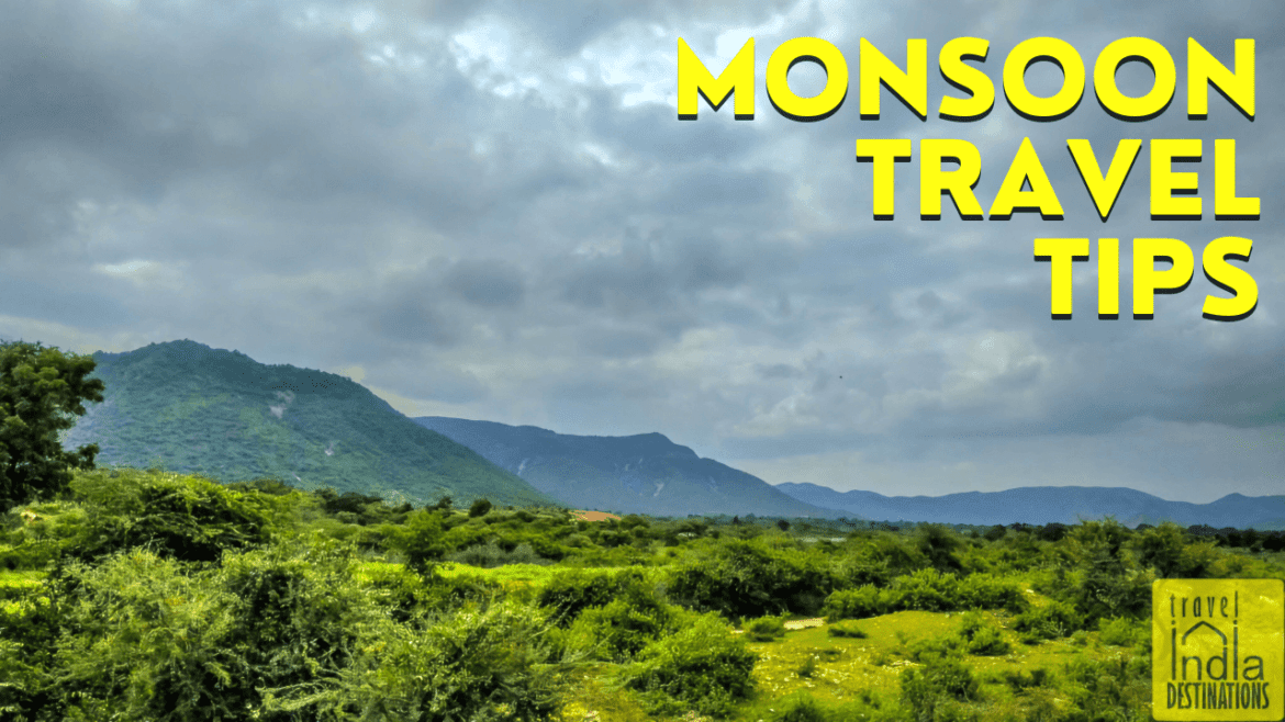 monsoon clouds over mountains in India