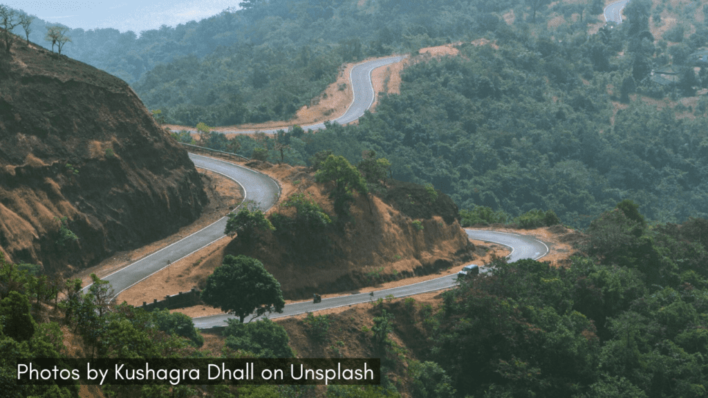 twisty roads of anuskura ghat one of the beautiful ghats in maharashtra