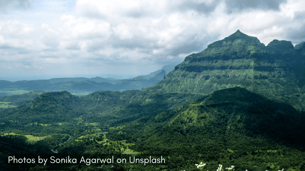 A panoramic view of Malshej Ghat one of the scenic ghats in Maharashtra