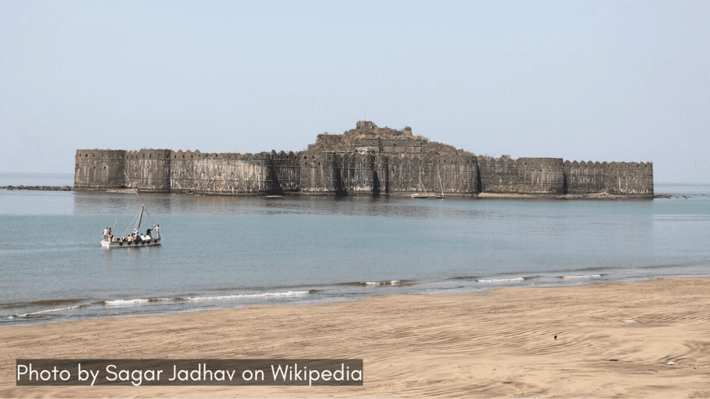 a view of Murud Janjira one of the vital coastal Maharashtra forts