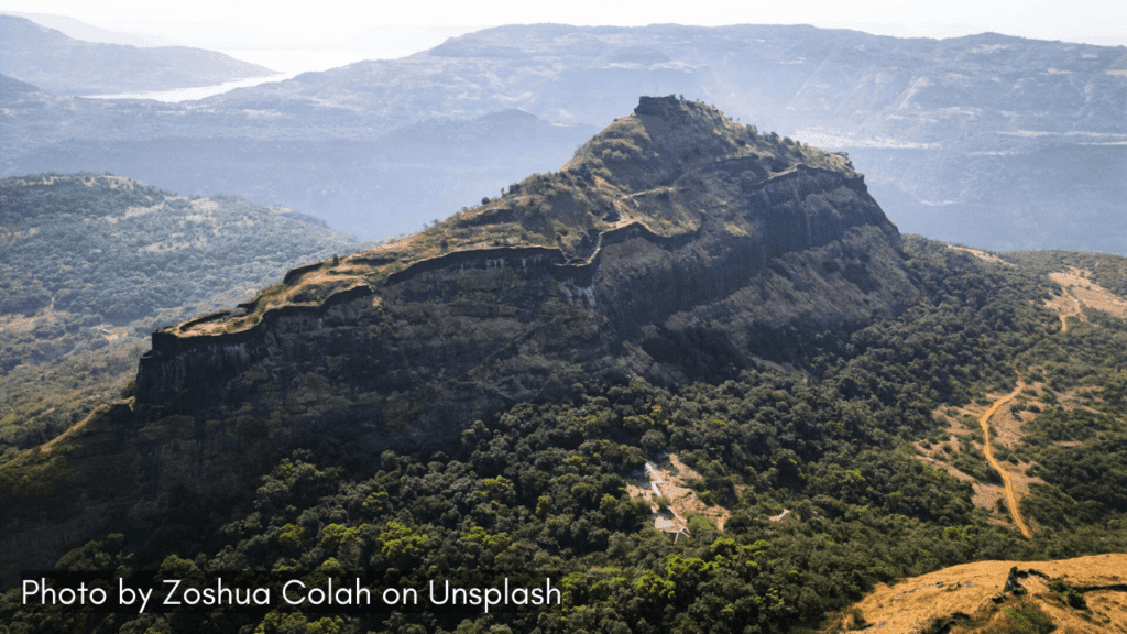 A view of Rajmachi Fort in Maharashtra