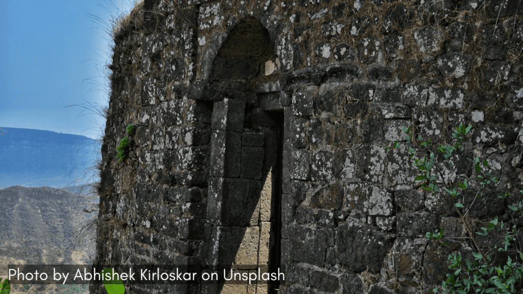 one of the entrances of Sinhagad Fort