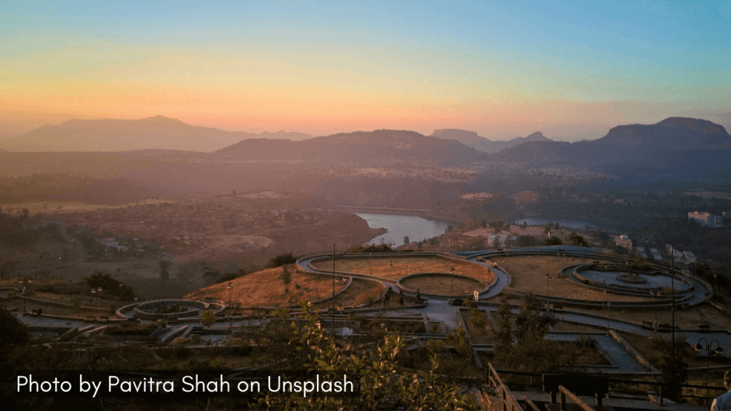 sunset point at saputara hill station