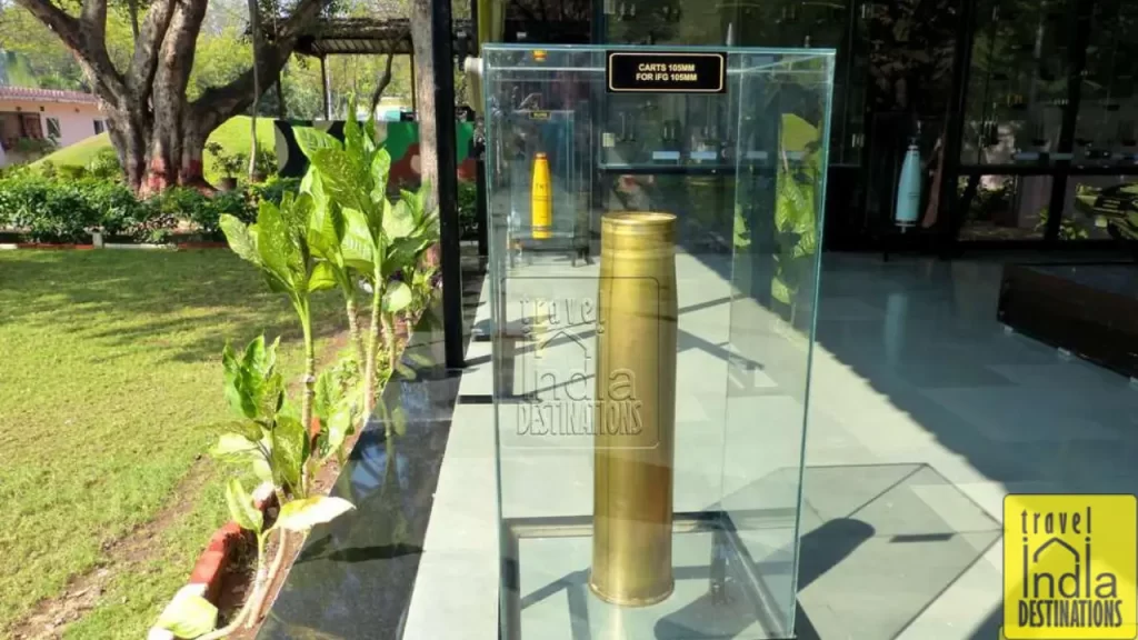 105 mm indian field gun cartridge at munition gallery pune