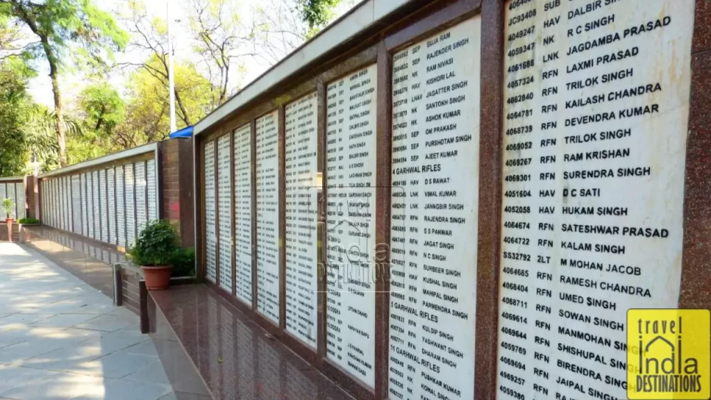 names of the fallen soldiers at the national southern command museum