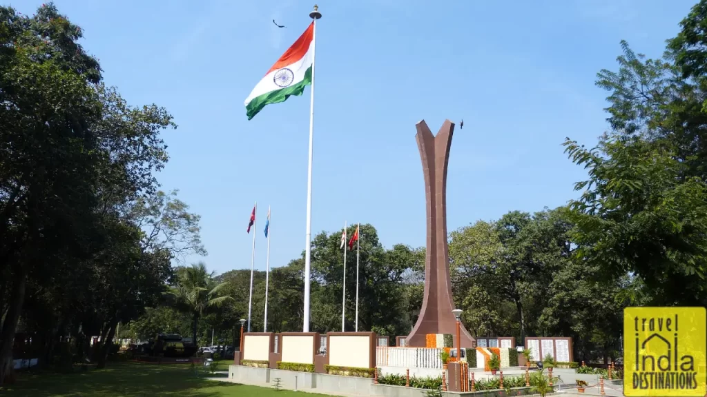 national war memorial view from an angle