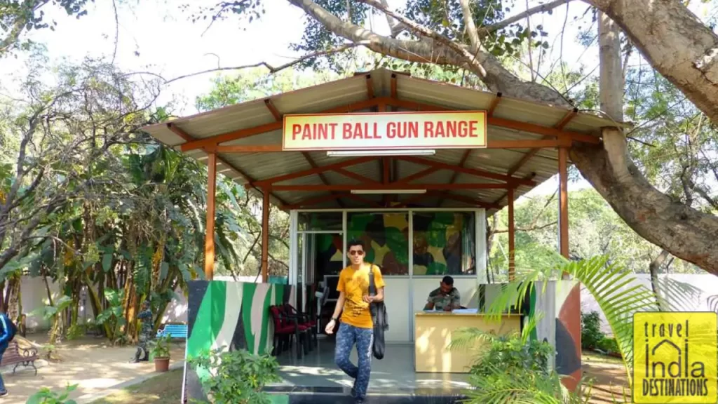 paint ball gun range at southern command museum pune