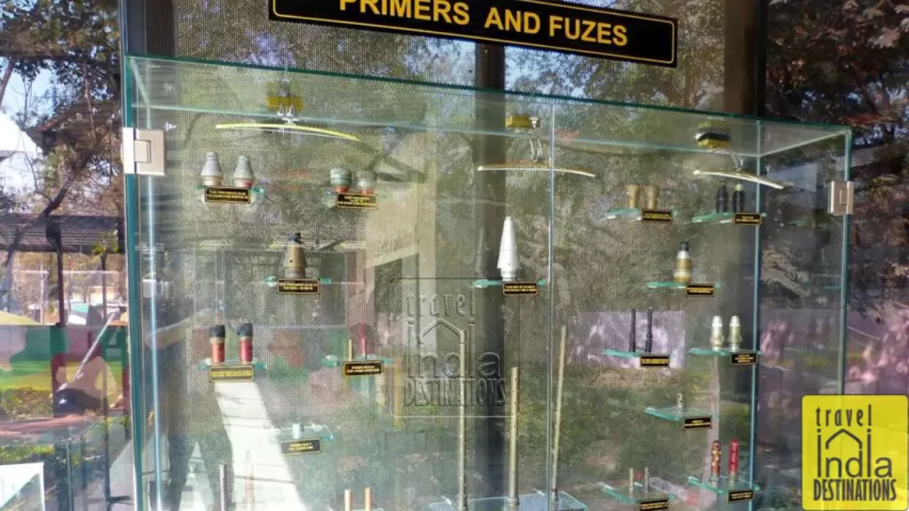 primers and fuzes at display at southern command museum