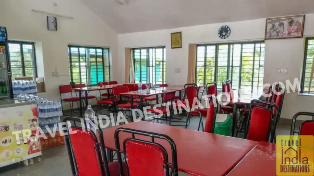 a view of the canteen at the sajjangarh wildlife park udaipur