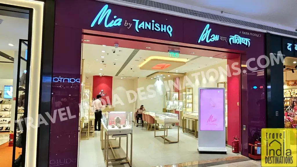 a view of the mia by tanishq store in one of the malls in mumbai