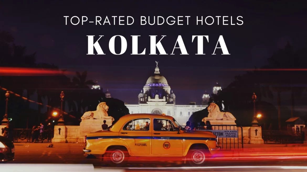 top rated budget hotels in kolkata featured image of taxi passing by victoria memorial