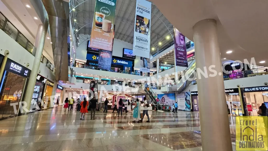 interiors of one of the best shopping malls in mumbai viviana mall thane