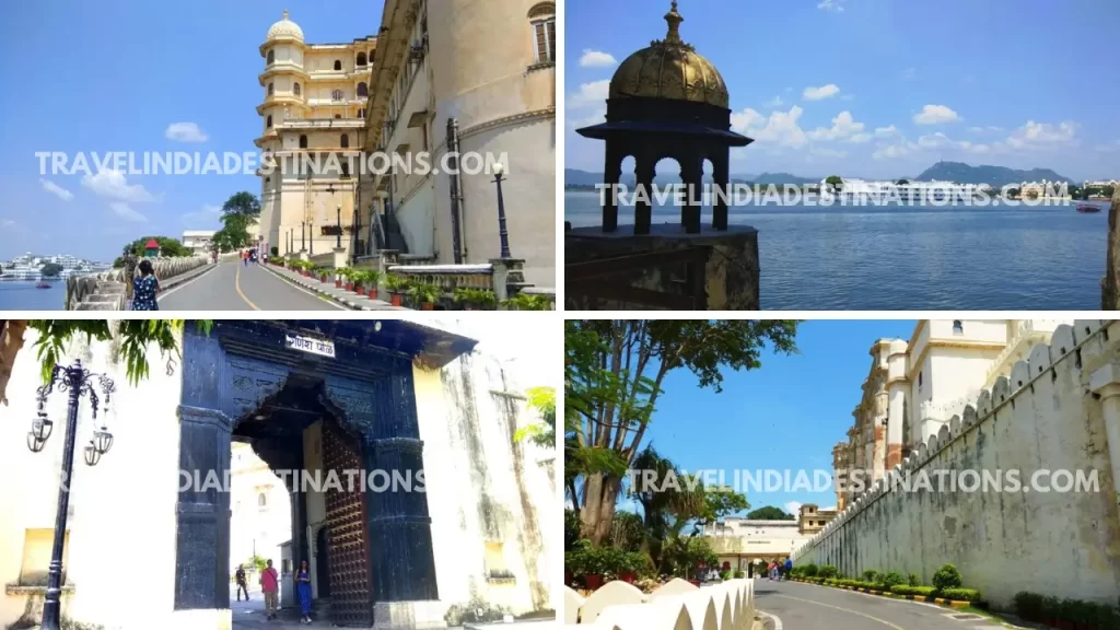 city palace udaipur south side views