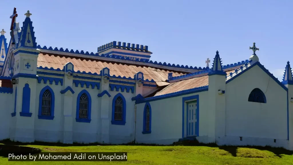 la salette church in kodaikanal tamil nadu one of the tourist places and oldest church in kodaikanal