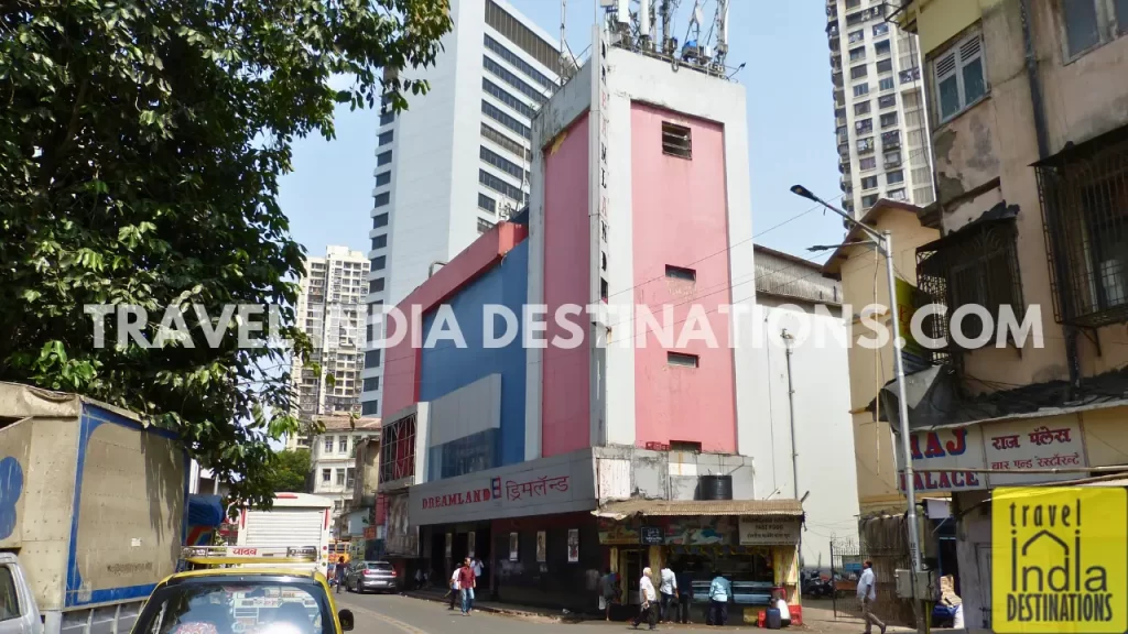 a view of Dreamland Cinema building before demolition