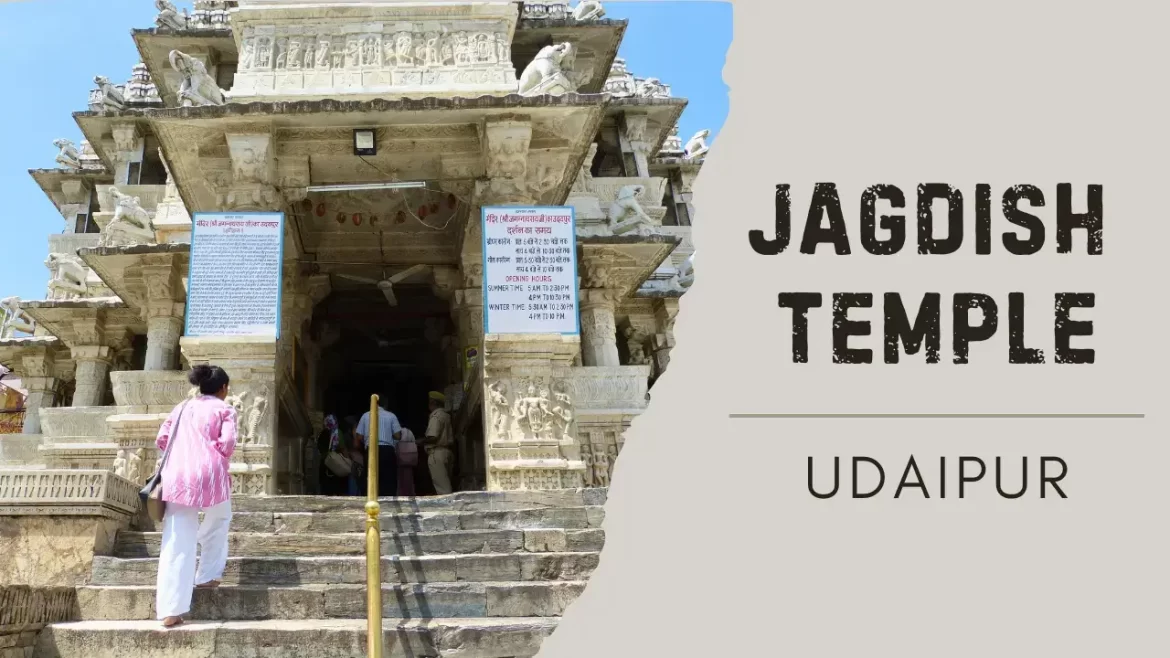 an image of sarah ascending jagdish temple udaipur as the featured image of the post