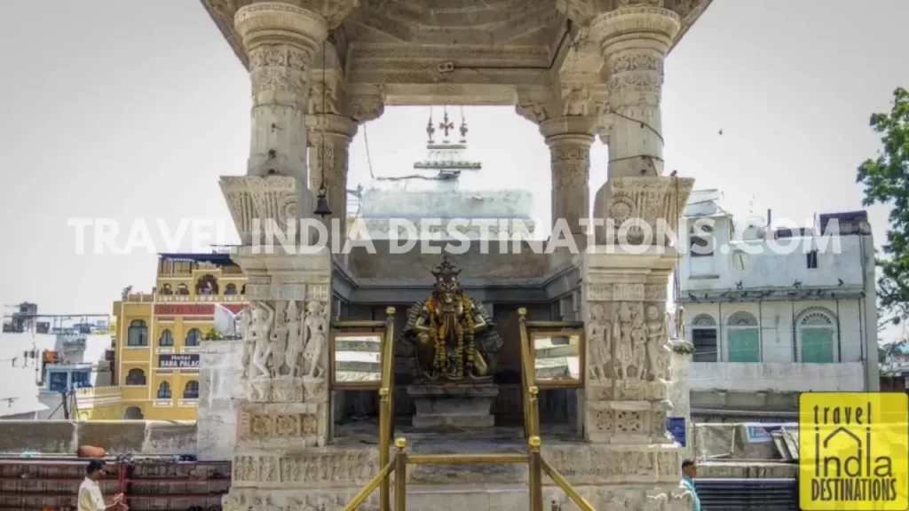 the garuda shrine at jagdish temple udaipur