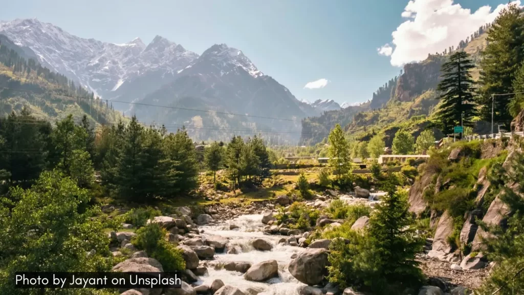 a scenic view of kasol in himachal pradesh