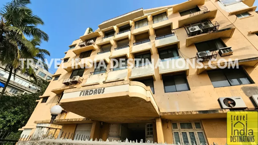 a view of Firdaus one of the Mumbai Art Deco buildings at Marine Drive