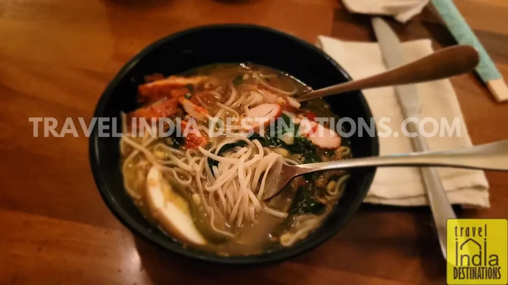 the bowl of ramen at the fatty bao in bandra one of the romantic restaurants in mumbai