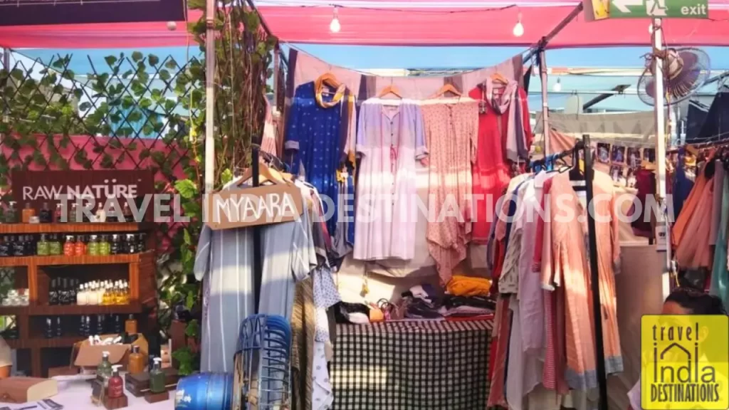 one of the kurta stalls at The Lil Flea Mumbai