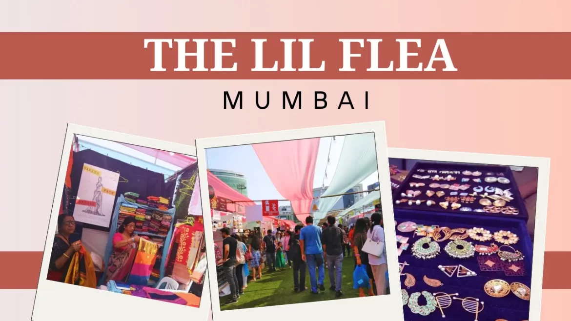 three images of The Lil Flea Mumbai with a header