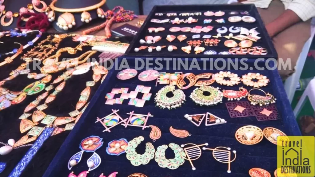 women accessories like earrings and necklaces at The Lil Flea Mumbai