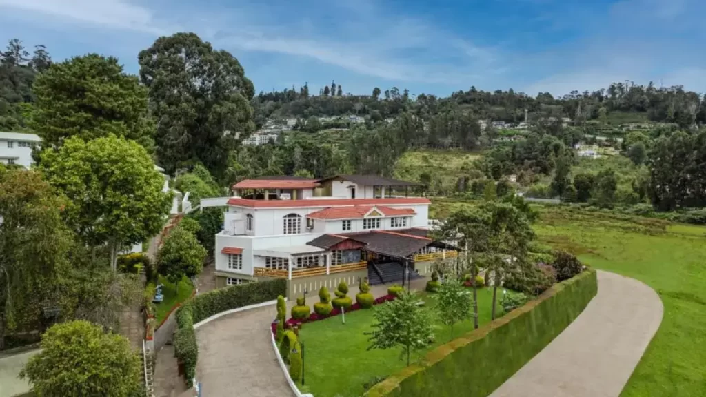 A shot of Sterling Kodai one of the hotels near Kodaikanal Lake