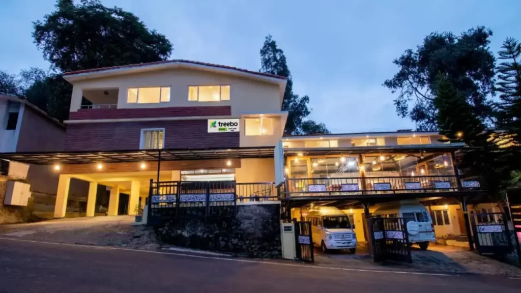 A view of Treebo Kings Park one of the affordable hotels near Kodaikanal Lake
