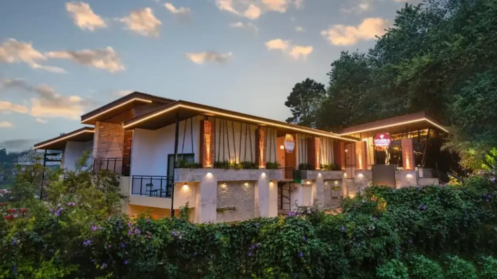 A shot of Vivera Highland one of the hotels near Kodaikanal Lake
