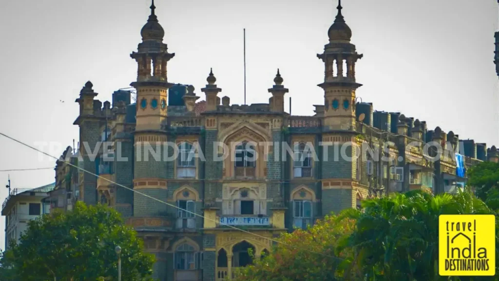 Exteriors of the Majestic House, one of the heritage buildings in Kala Ghoda Mumbai.