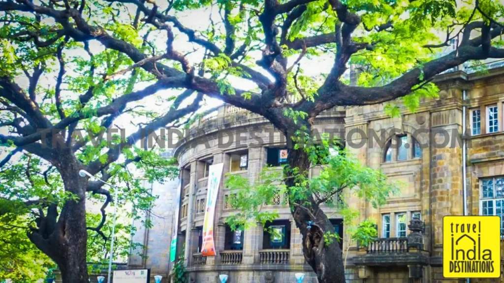 Exterior of the National Gallery of Modern Art, one of the heritage buildings in Kala Ghoda.