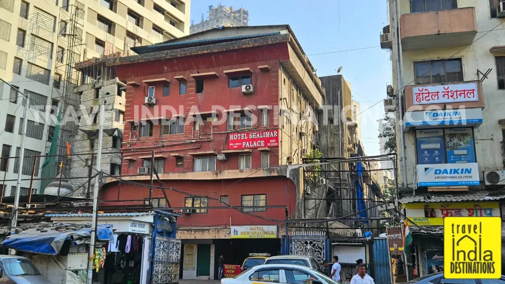 Exteriors of Shalimar Cinema building in Grant Road, now turned into a hotel.