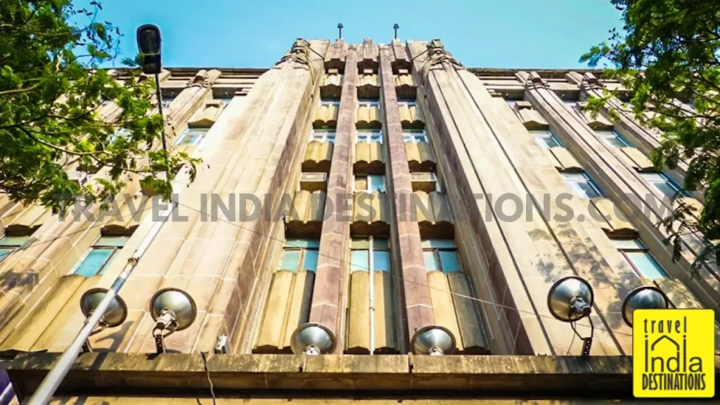 Exterior shot of The New India Assurance Building located in Fort, Mumbai.