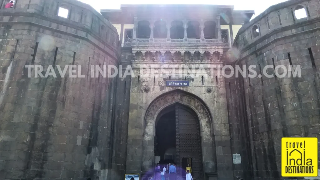 The main entrance, Dilli Darwaza also known as the Delhi Gate at Shaniwar Wada in Pune.
