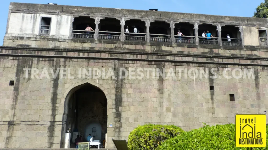 The main structure of Delhi Gate halls and jharokhas above for a sweeping view of the interiors at Shaniwar Wada.