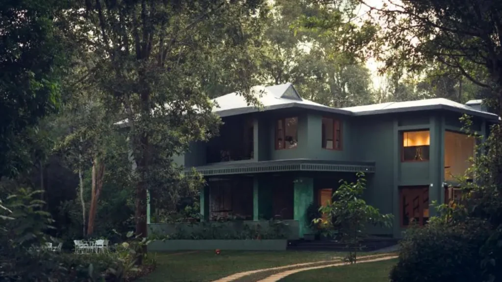 Serene exteriors of Coorg Wild Walk Villa by CGH Earth Experience, one of the best boutique and nature stays in Coorg.