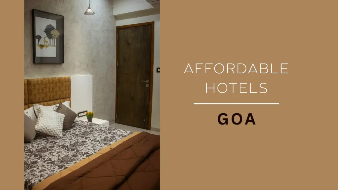 A shot of cozy interiors at one of the best affordable hotels in Goa.